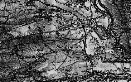 Old map of Hunderthwaite in 1897