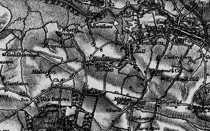 Old map of Bowett in 1898