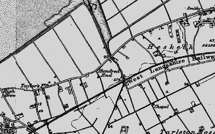 Old map of Banks Marsh in 1896