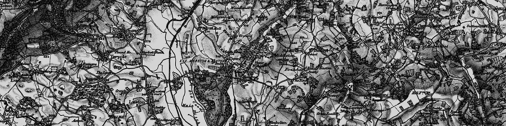 Old map of Hundred, The in 1899