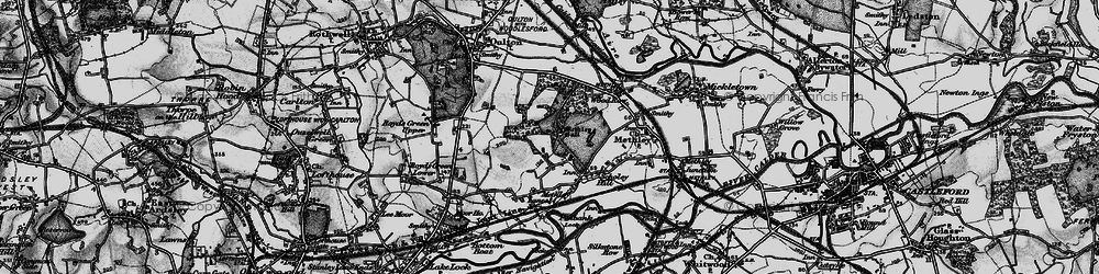 Old map of Hungate in 1896