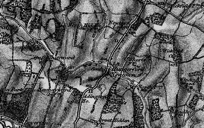Old map of Hungerford Newtown in 1895