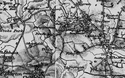 Old map of Hungryhatton in 1897