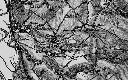 Old map of Hunsonby in 1897