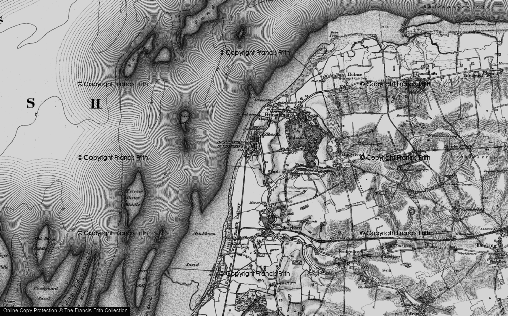 Old Map of Hunstanton, 1898 in 1898