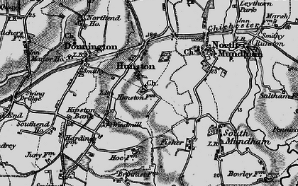 Old map of Bremere Rife in 1895