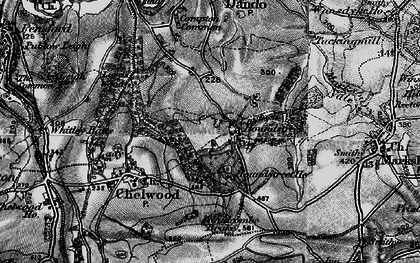 Old map of Hunstrete in 1898