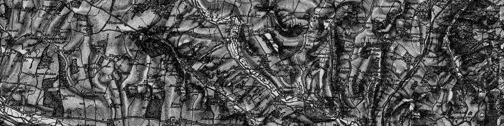 Old map of Hunt's Green in 1895