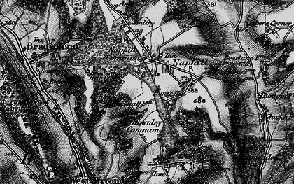 Old map of Hunt's Hill in 1895