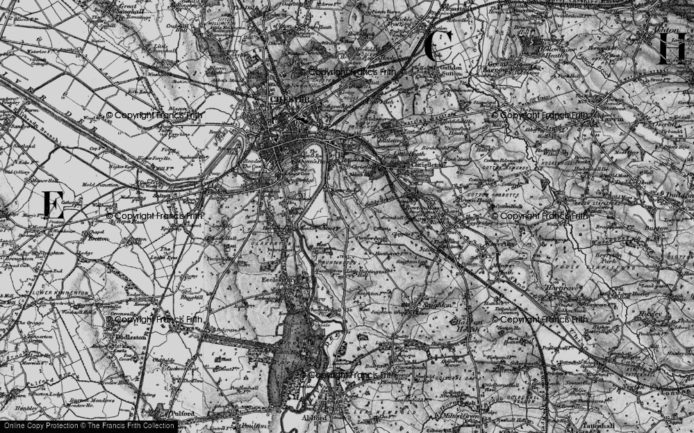 Old Map of Huntington, 1897 in 1897