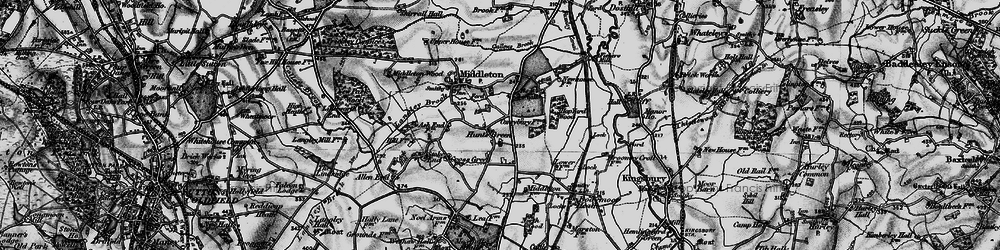 Old map of Hunts Green in 1899