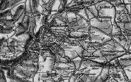 Old map of Berry Castle in 1895