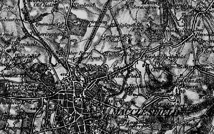 Old map of Hurdsfield in 1896