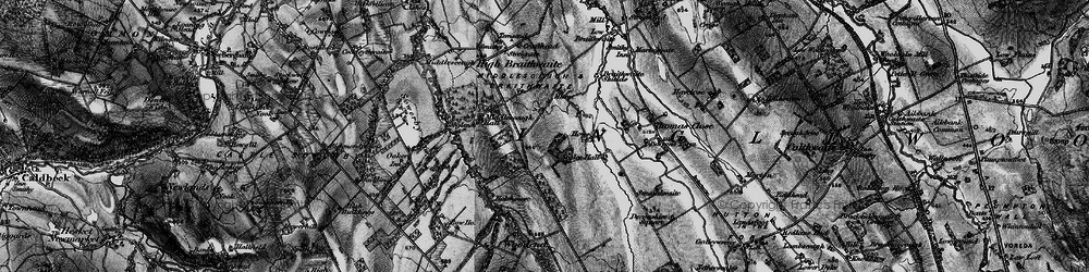 Old map of Hurst in 1897