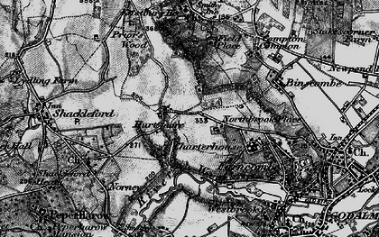 Old map of Hurtmore in 1896