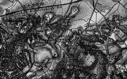 Old map of Husborne Crawley in 1896