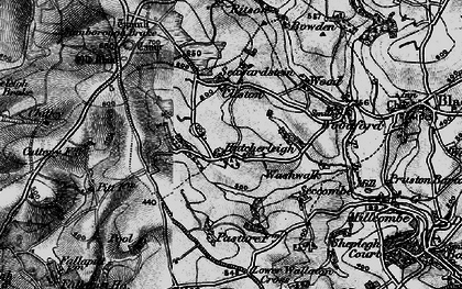 Old map of Hutcherleigh in 1897