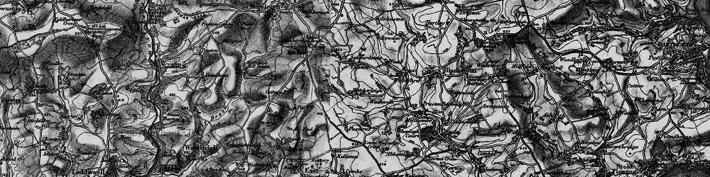 Old map of Hutcherleigh in 1897