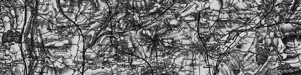 Old map of Brierley Forest Park in 1896