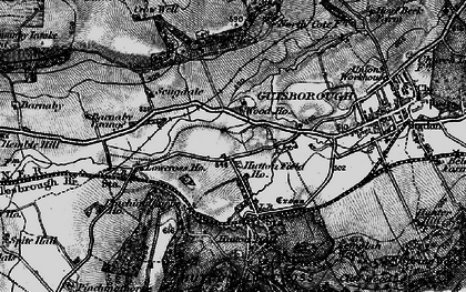 Old map of Hutton Gate in 1898