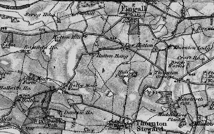 Old map of Hutton Hang in 1897