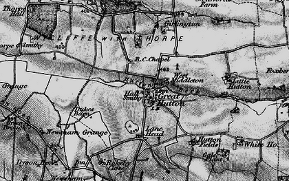 Old map of Hutton Magna in 1897