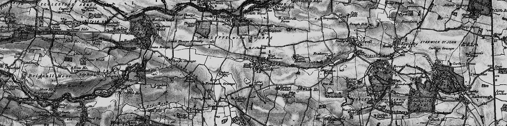 Old map of Hutton Magna in 1897