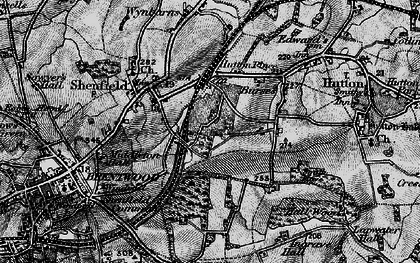 Old map of Hutton Mount in 1896