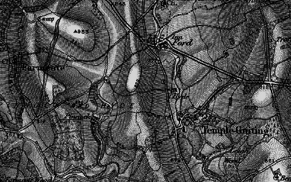 Old map of Hyde in 1896