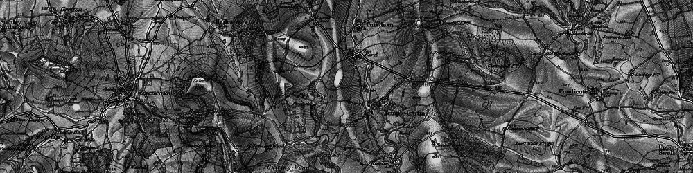 Old map of Hyde in 1896