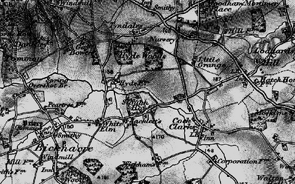 Old map of Hyde Chase in 1896