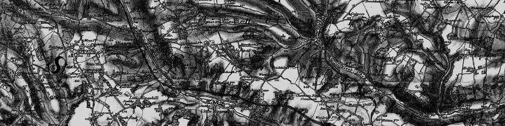 Old map of Hyde Heath in 1896
