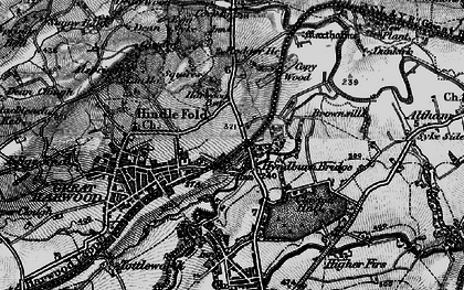 Old map of Brownsills in 1896