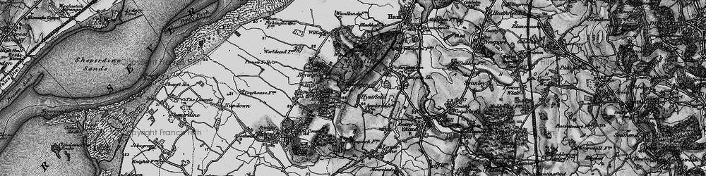 Old map of Hystfield in 1897