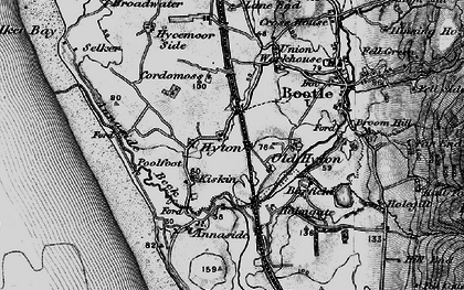 Old map of Hyton in 1897