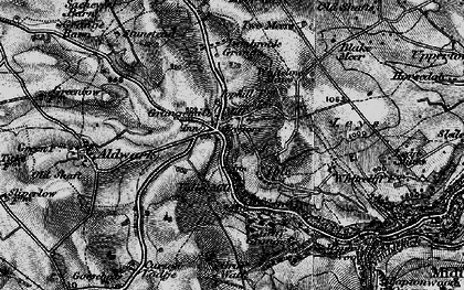 Old map of Ible in 1897