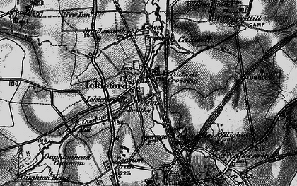 Old map of Ickleford in 1896