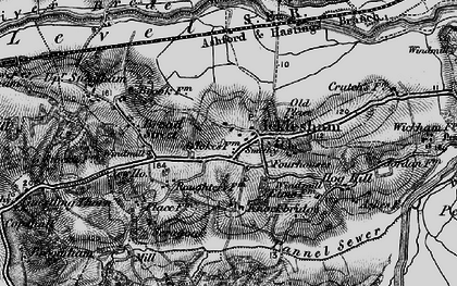 Old map of Icklesham in 1895