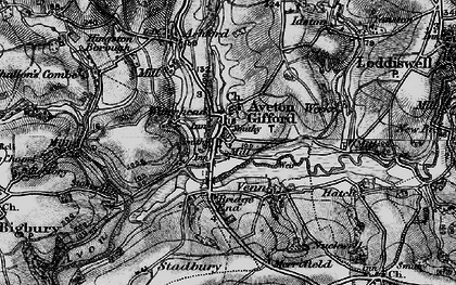 Old map of Icy Park in 1897