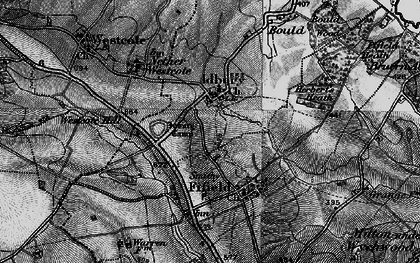Old map of Idbury in 1896