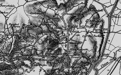 Old map of Baron's Grange in 1895