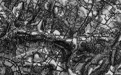 Old map of Iden Green in 1895