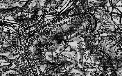Old map of Idle Moor in 1898