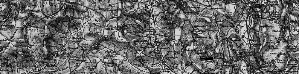 Old map of Idridgehay in 1897