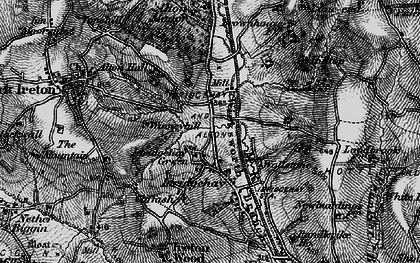 Old map of Idridgehay Green in 1897
