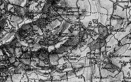 Old map of Bonwycks Place in 1896