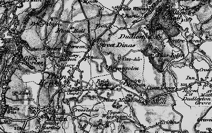 Old map of Ifton Heath in 1897