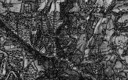 Old map of Ightham Common in 1895