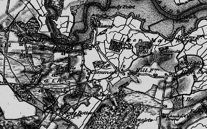 Old map of Iken in 1898