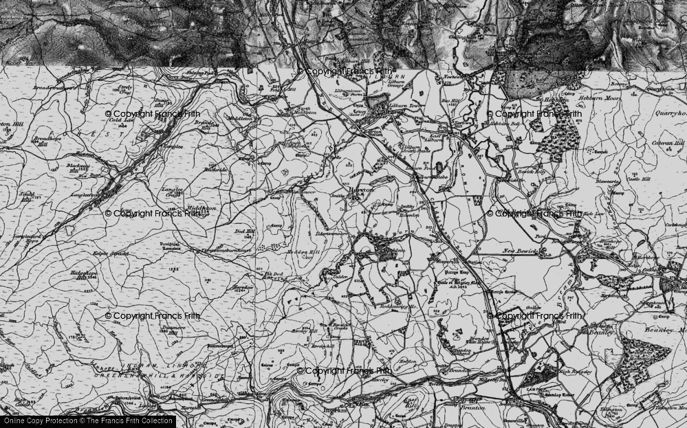 Old Map of Ilderton, 1897 in 1897
